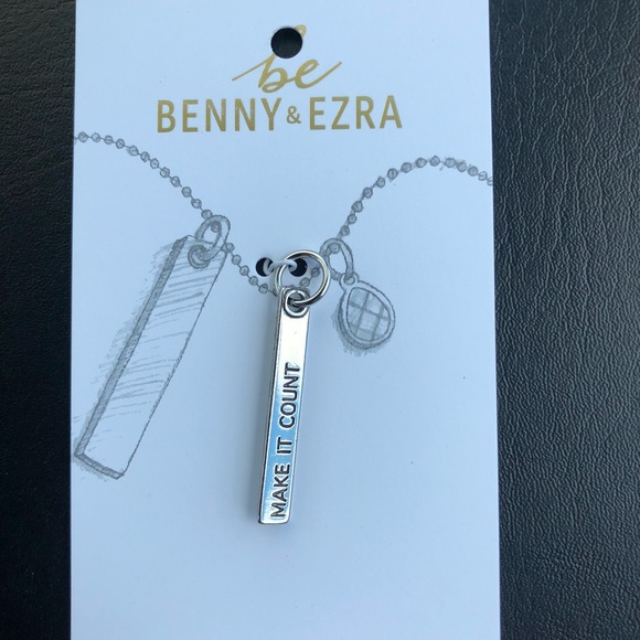 Benny & Ezra Medium Pendant “Make it Count” - Picture 1 of 1